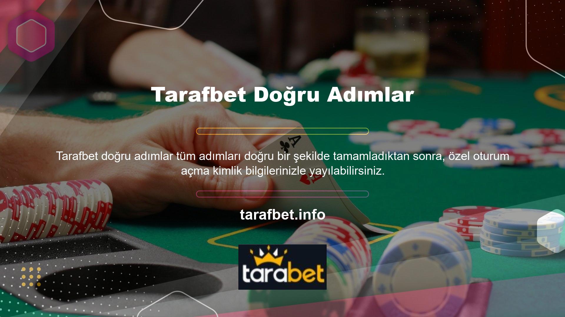 Gelir için yeni fırsatlar keşfetmek için Tarafbet kayıt olabilir ve üye olabilirsiniz